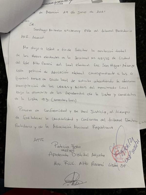 Se empantana proclamación de candidatos colorados de CDE ante sospecha de fraude - La Clave