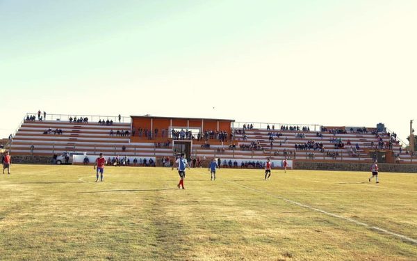 Habilitan estadio de fútbol en San Alberto