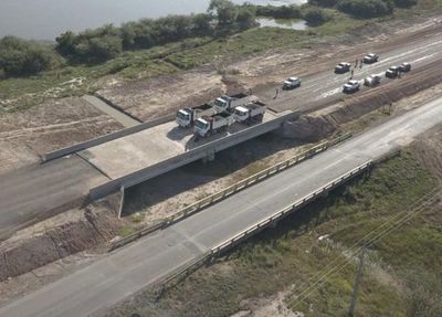En la ruta Transchaco realizan prueba de carga para evaluar calidad de los puentes | .::Agencia IP::.