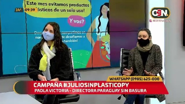 Paraguay sin basura: Sumate al desafío 'Julio Sin Plástico Py' - C9N