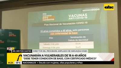 Vacunarán a personas con enfermedad de base, con certificado médico - A la gran 730 - ABC Color