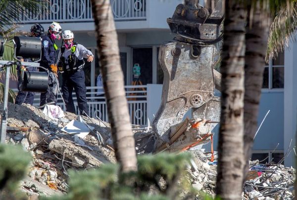Sube a 20 la cifra de fallecidos confirmados en el derrumbe en Miami - Mundo - ABC Color