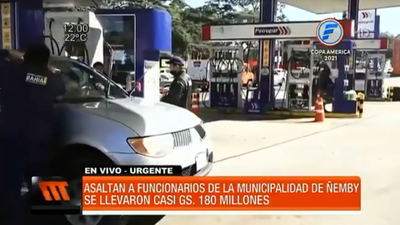 Asaltan a funcionarios de la Comuna de Ñemby y se llevan G. 170 millones