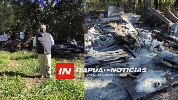 INCENDIO EN ESTABLECIMIENTO DE CONCEJAL MOREL FUE PROVOCADO.
