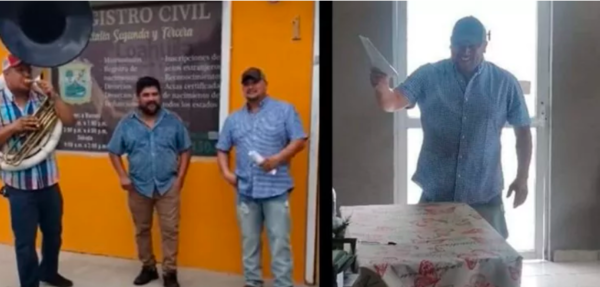 Viral: Celebró con bombos y platillos la firma de su divorcio