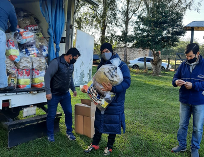 Distribuyen kits de alimentos en San José de los Arroyos - Noticiero Paraguay