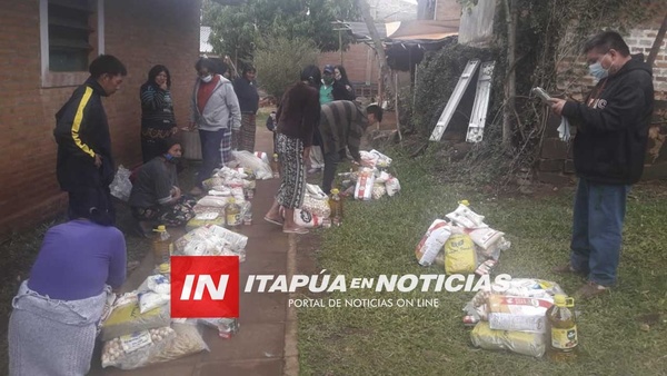GOBERNACIÓN DE ITAPÚA E INDI ENTREGAN KITS DE VÍVERES A COMUNIDADES INDÍGENAS.