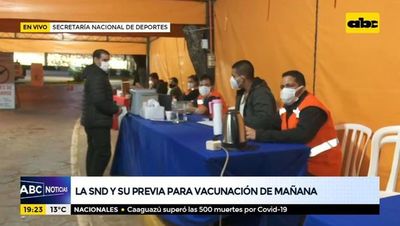 La SND y su previa para la vacunación de mañana - ABC Noticias - ABC Color