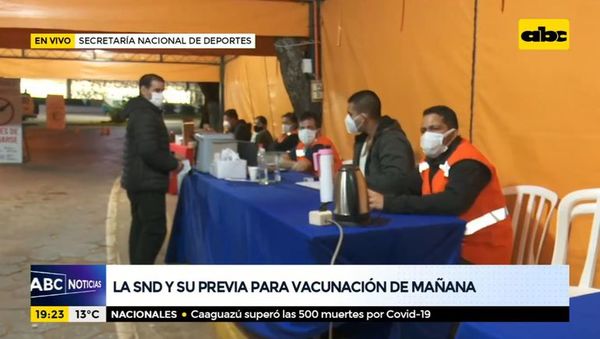 La SND y su previa para la vacunación de mañana - ABC Noticias - ABC Color