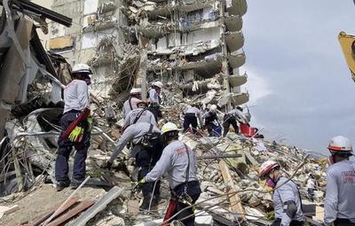 Ya son 22 los muertos tras el derrumbe de edificio en Miami