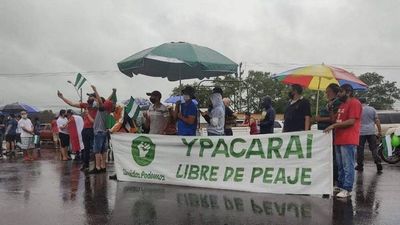 Ciudadanos de Ypacaraí se manifiestan hoy para reclamar el “paso libre” en el peaje