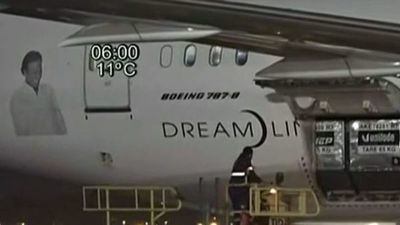Julio llegó con más vacunas: avión que trajo dosis lleva nombre e imagen del cantante