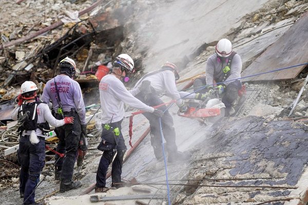 A 10 días del derrumbe en Miami, la cifra de muertos ascendió a 24 - Megacadena — Últimas Noticias de Paraguay