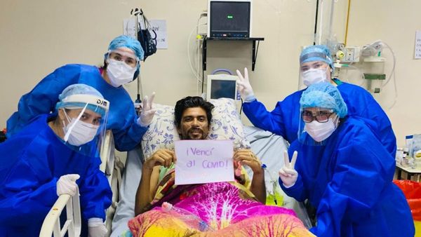 Paciente con trasplante de riñón le ganó la batalla al COVID y salió de alta