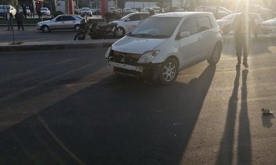 Conductor ocasionó “choque en fila” de personas que esperaban ser vacunadass