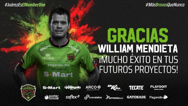 William Mendieta no sigue en Juárez