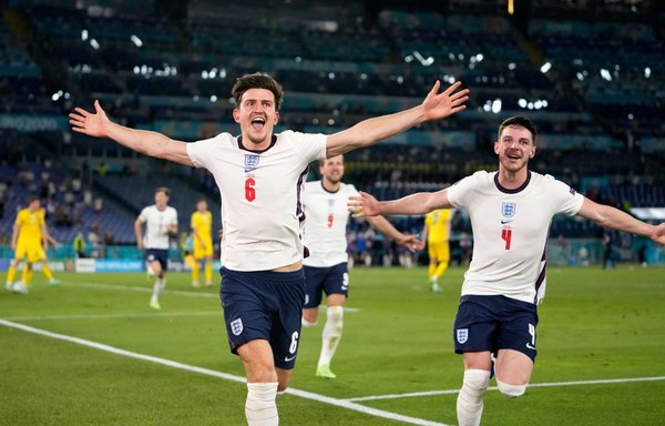 Inglaterra golea a Ucrania y avanza a semifinales de la Eurocopa