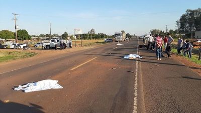 Tres personas murieron tras un accidente sobre la Ruta PY08 - Nacionales - ABC Color