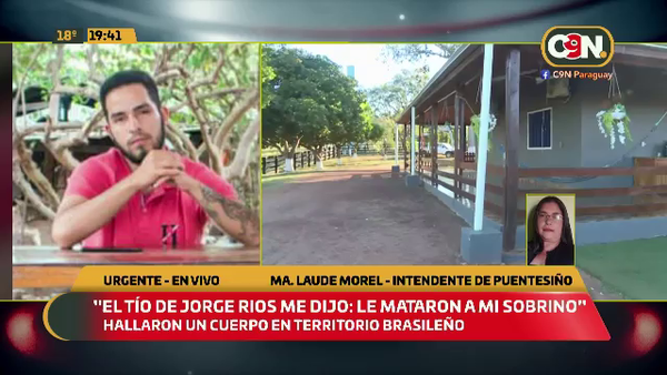 Hallan cuerpo de un joven en territorio brasileño - C9N