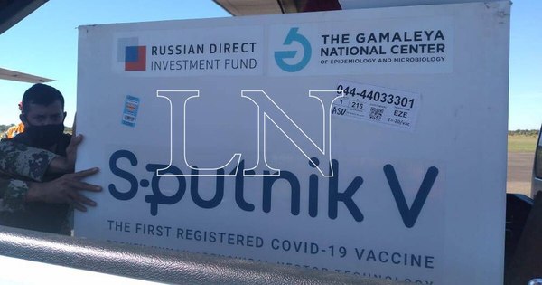 La Nación / Reciben unas 6.000 dosis de Sputnik V