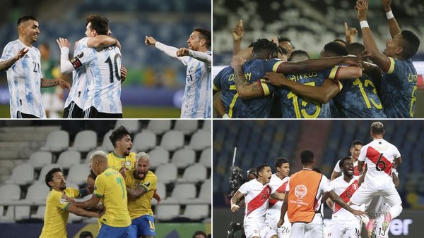Estos son los cruces de seminales de la Copa América
