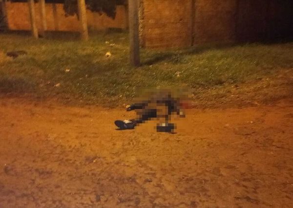 Matan a un hombre y dejan su cuerpo tendido en plena calle - ABC en el Este - ABC Color