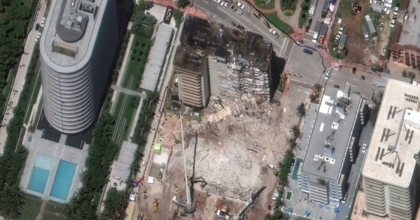 La Nación / Tragedia en Miami: huracán apura demolición de lo que queda del edificio