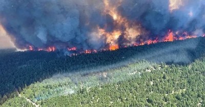 La Nación / Canadá arde con 180 incendios y asfixiante ola de calor