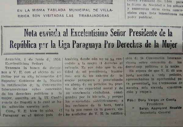 Hace 60 años las paraguayas conquistaron el derecho al voto | OnLivePy