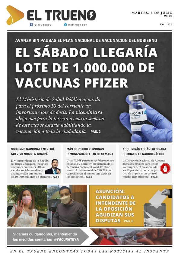 E-paper 6 de julio 2021 - El Trueno