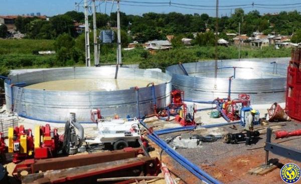 Avanza construcción de la planta de tratamiento cloacal de Asunción •
