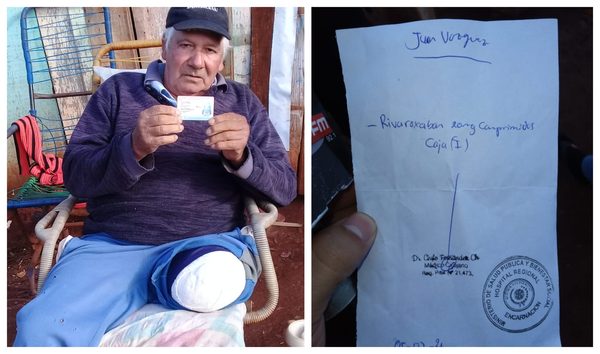 DON CHIRO PIDE AYUDA, LE AMPUTARON UNA PIERNA Y VA EN CAMINO DE PERDER LA OTRA