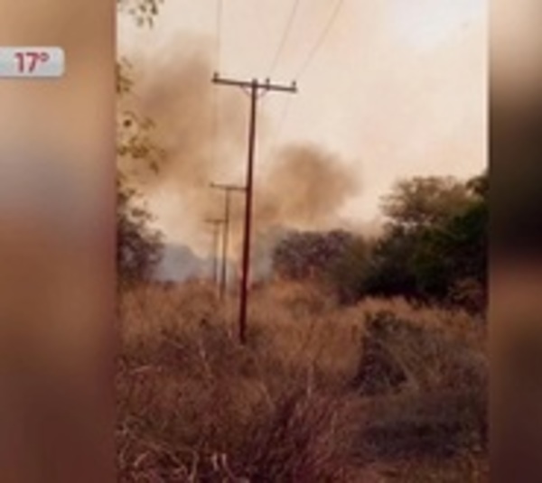 Incendio forestal deja sin luz y agua a varios distritos en el Chaco - Paraguay.com