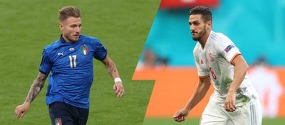 Las «renacidas» Italia y España van por definir al primer finalista de la Eurocopa