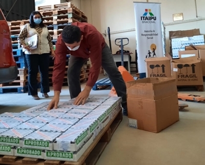 Itaipu concretó la cuarta entrega de medicamentos e insumos a Salud