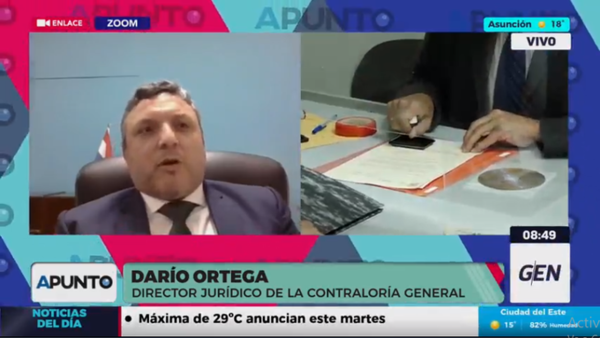 Diario HOY | Ley habilita a la Contraloría a auditar cuentas de las binacionales, al respecto Dario Ortega, director jurídico de la Contraloría