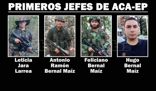 En tres meses, ACA-EP recorrió 284 kilómetros, cometió ocho golpes y mató a tres civiles - Nacionales - ABC Color