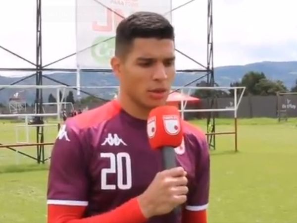 Iván Villalba fue presentado en el Independiente Santa Fe - Fútbol Internacional - ABC Color