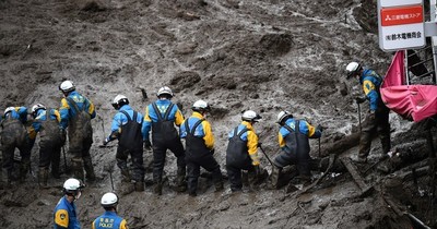 La Nación / Japón: sin esperanzas para 27 desaparecidos en deslizamiento de tierra