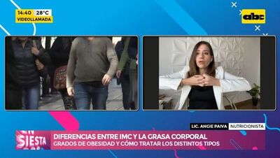 Diferencia entre IMC y la grasa corporal - Ensiestados - ABC Color
