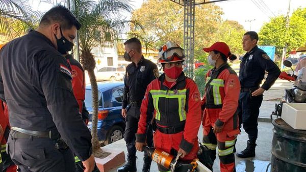 Bomberos de Capiatá recuperan equipo hidráulico hurtado