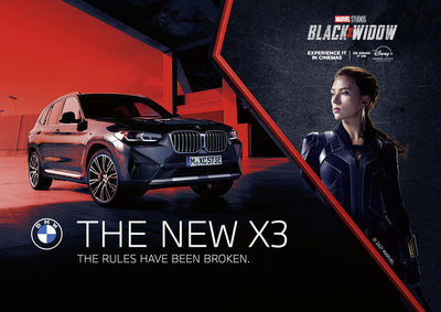 BMW hace equipo con Marvel Studios en la película Black Widow