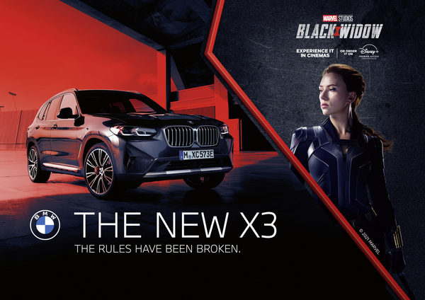 BMW hace equipo con Marvel Studios en la película Black Widow