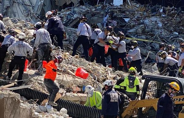 Suben a 36 las víctimas fatales del derrumbe en Miami