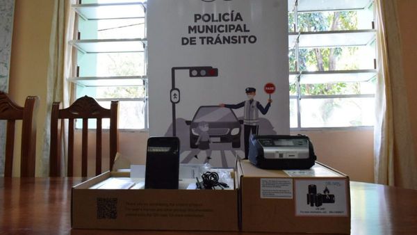 Multas emitidas por la PMT serán electrónicas desde hoy en Asunción