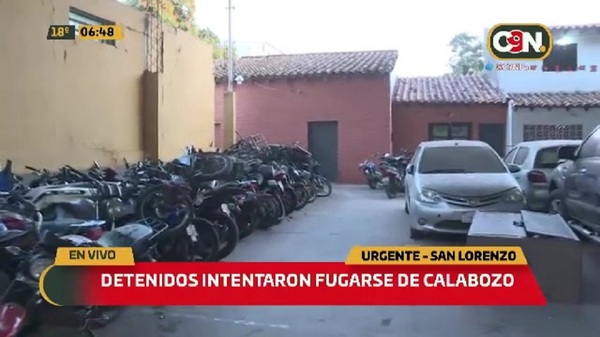 Detenidos intentaron fugarse del calabozo - C9N
