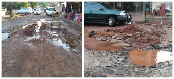 QUEJAS REITERADAS POR CALLE EN PÉSIMO ESTADO EN EL B° CIUDAD NUEVA