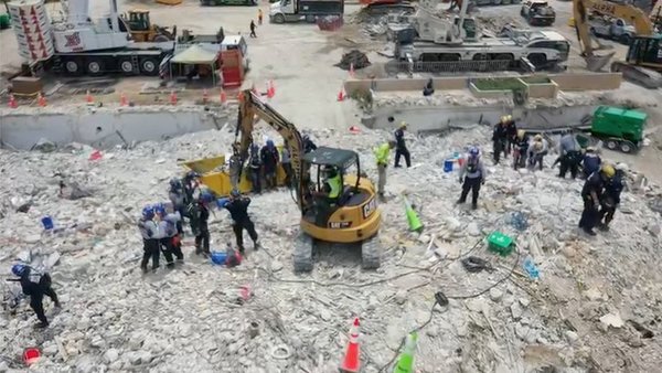 Miami: Equipos de rescate serán retirados ante inminente paso de la tormenta Elsa