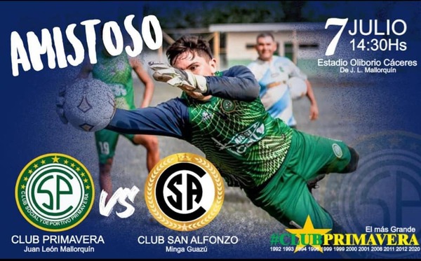 Primavera y San Alfonzo miden fuerzas de cara al Nacional B
