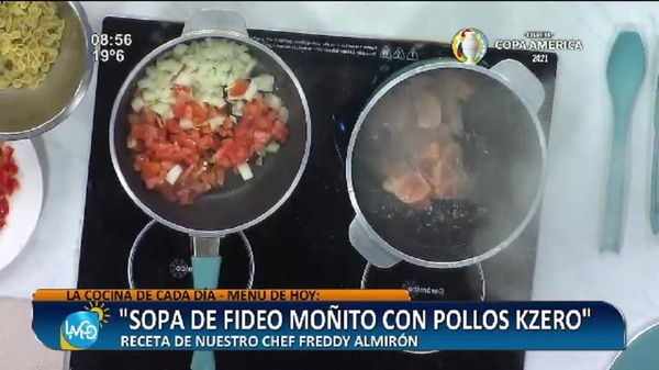 Cocina LMCD: Sopa de pollo Kzero - SNT